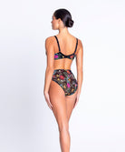 Soutien-gorge grande taille armature bien-être Lise Charmel Fleurs Étoiles éclat étoile (noir et multicolore) BCH6196-EE