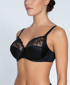 Soutien-gorge grande taille armature en soie Lise Charmel Splendeur Soie noir ACC6180-NO