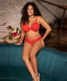 Soutien-gorge grande taille armature plongeant Elomi Kendra cherry EL301602-CHR