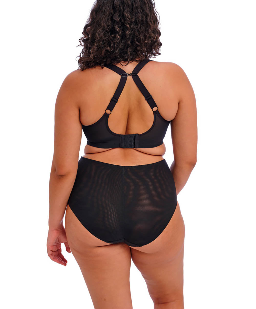 Soutien-gorge grande taille armature plongeant Elomi Matilda Black dot EL8900-BDT
