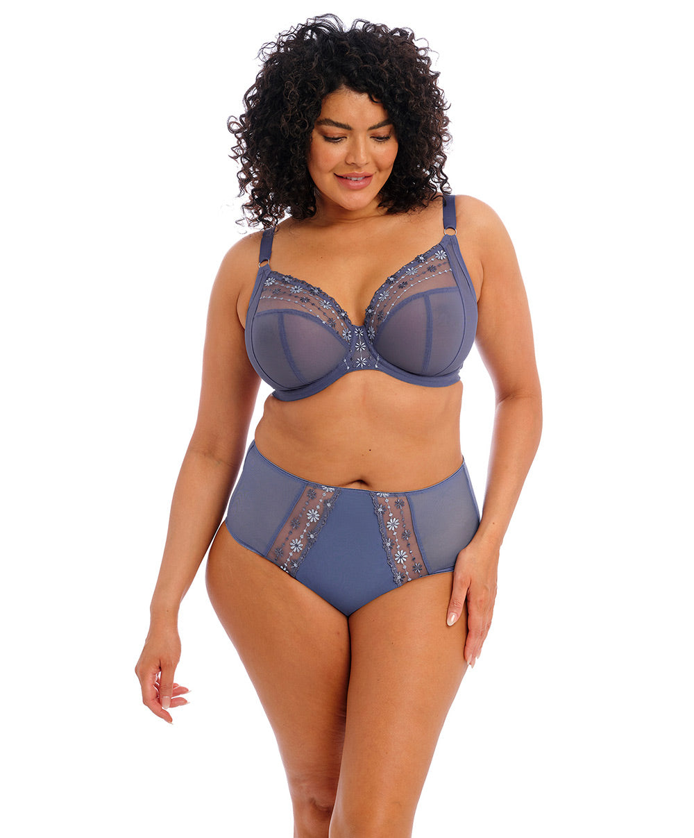 Soutien-gorge grande taille armature plongeant Elomi Matilda denim daisy EL8900-DNY