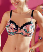 Soutien-gorge grande taille couvrant armature bien-être Antigel de Lise Charmel Parfum de Kerala bain de fleurs FCJ6154-BF