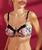 Soutien-gorge grande taille couvrant armature bien-être Antigel de Lise Charmel Parfum de Kerala bain de fleurs FCJ6154-BF