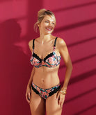 Soutien-gorge grande taille couvrant armature bien-être Antigel de Lise Charmel Parfum de Kerala bain de fleurs FCJ6154-BF