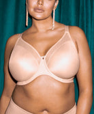 Soutien-gorge grande taille couvrant moulé avec armatures Elomi Smooth sahara EL4301-SAH