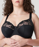 Soutien-gorge grande taille emboitant armatures PrimaDonna Orlando charbon 0163155-CHB