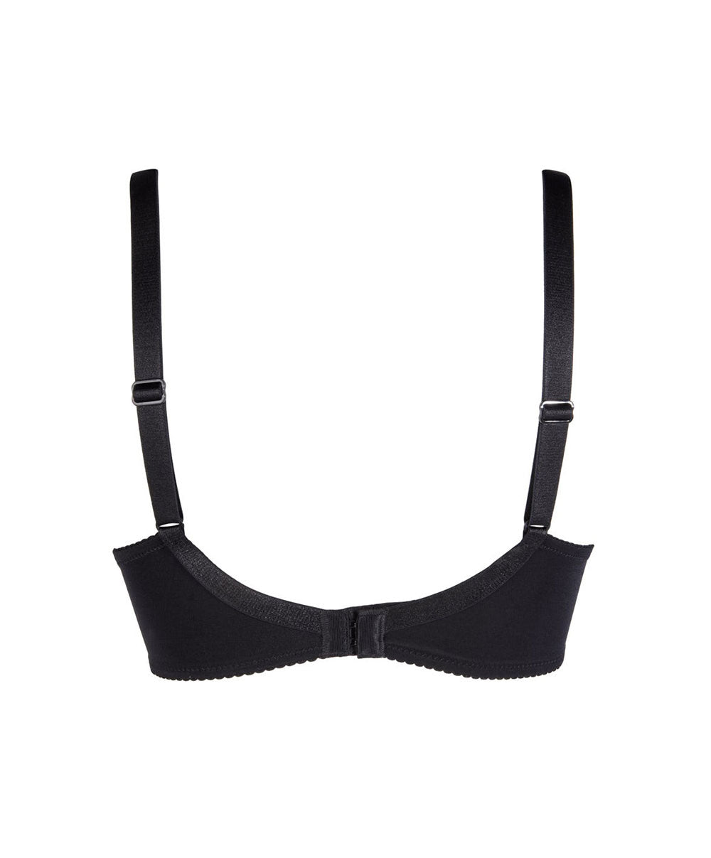 Soutien-gorge grande taille armature en soie Lise Charmel Splendeur soie noir ACC6180-SN