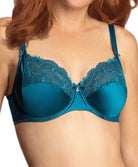 Soutien-gorge grande taille armature en soie Lise Charmel Splendeur Soie cyan ACC6180-SC	-10