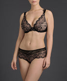 Soutien-gorge grande taille triangle Art of Ink icone Aubade TD12-02-CONE