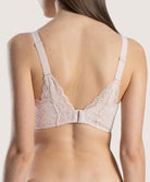 Soutien-gorge grande taille triangle plunge Rosessence nude été Aubade HK12-02-NETE