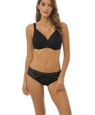 Soutien-gorge minimiseur en dentelle Wacoal Raffine noir WE148012-BLK