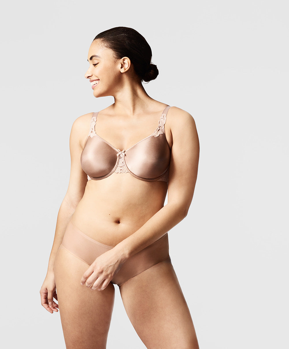 Soutien-gorge moulé enveloppant avec armatures Chantelle Hedona peau C20310-012