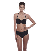 Soutien-gorge moulé sans bretelles armatures Fantasie Aura noir FL2320-BLK face