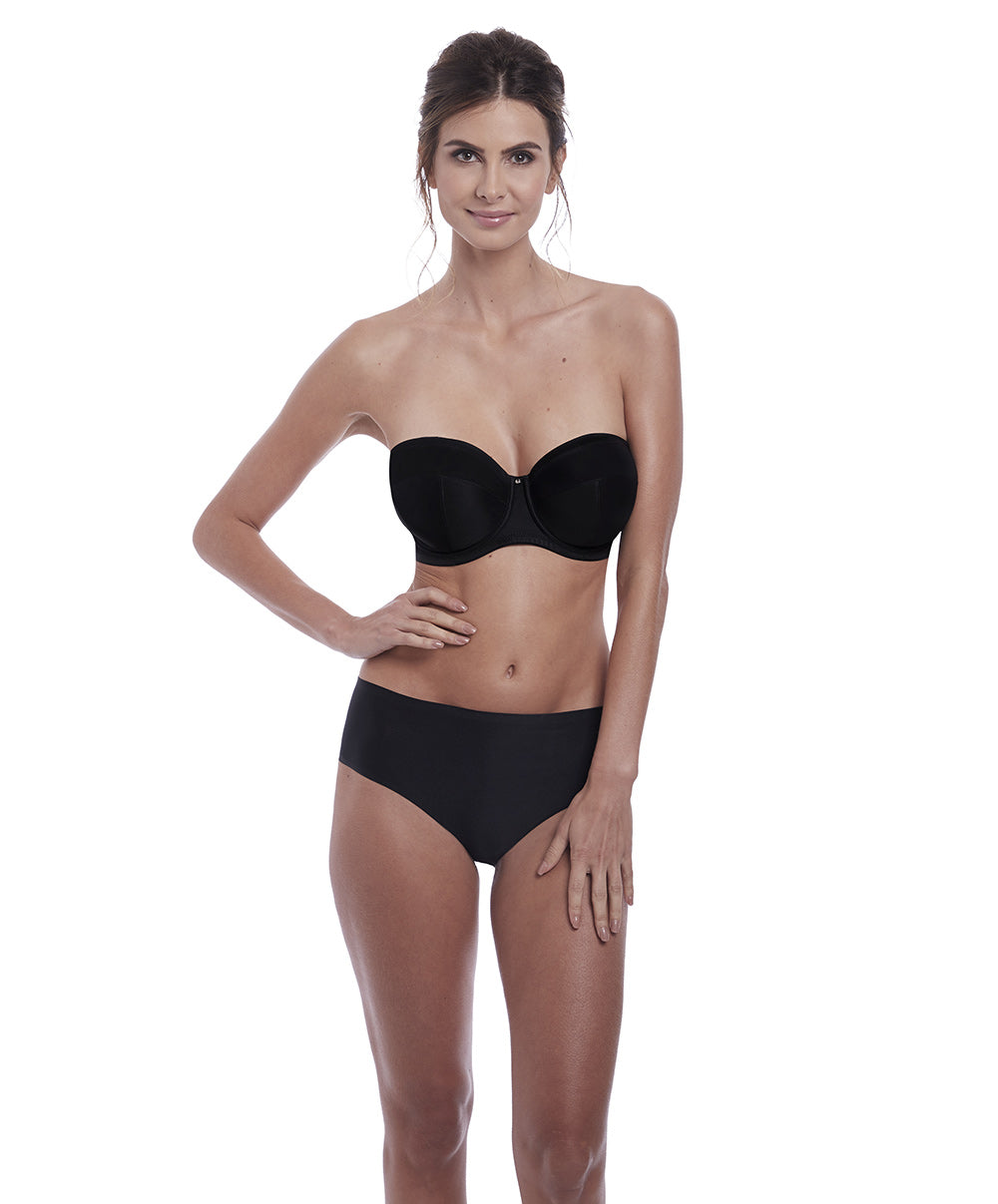 Soutien-gorge moulé sans bretelles armatures Fantasie Aura noir FL2323-BLK