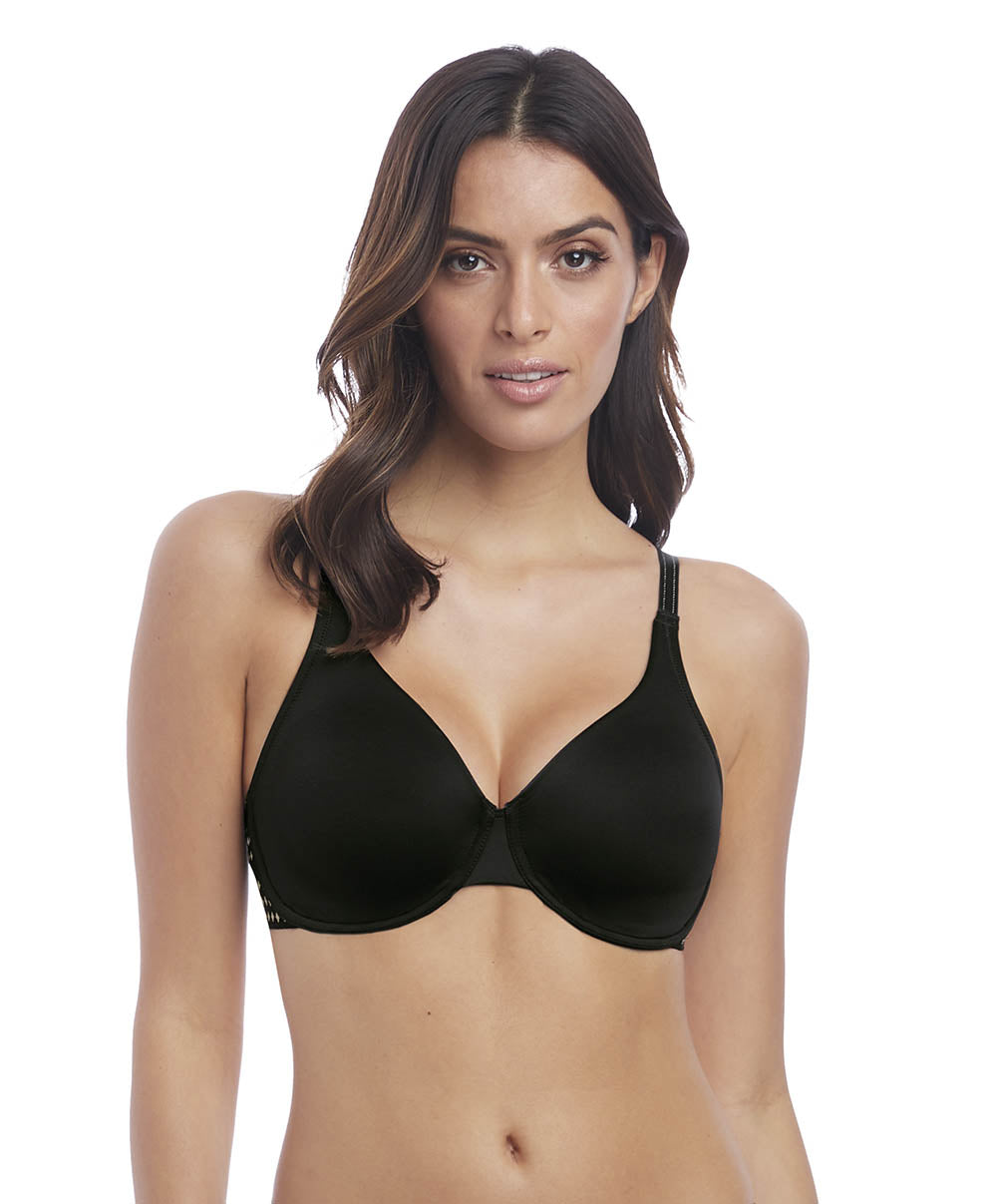 Soutien-gorge moulé sans coutures Wacoal Respect noir champagne