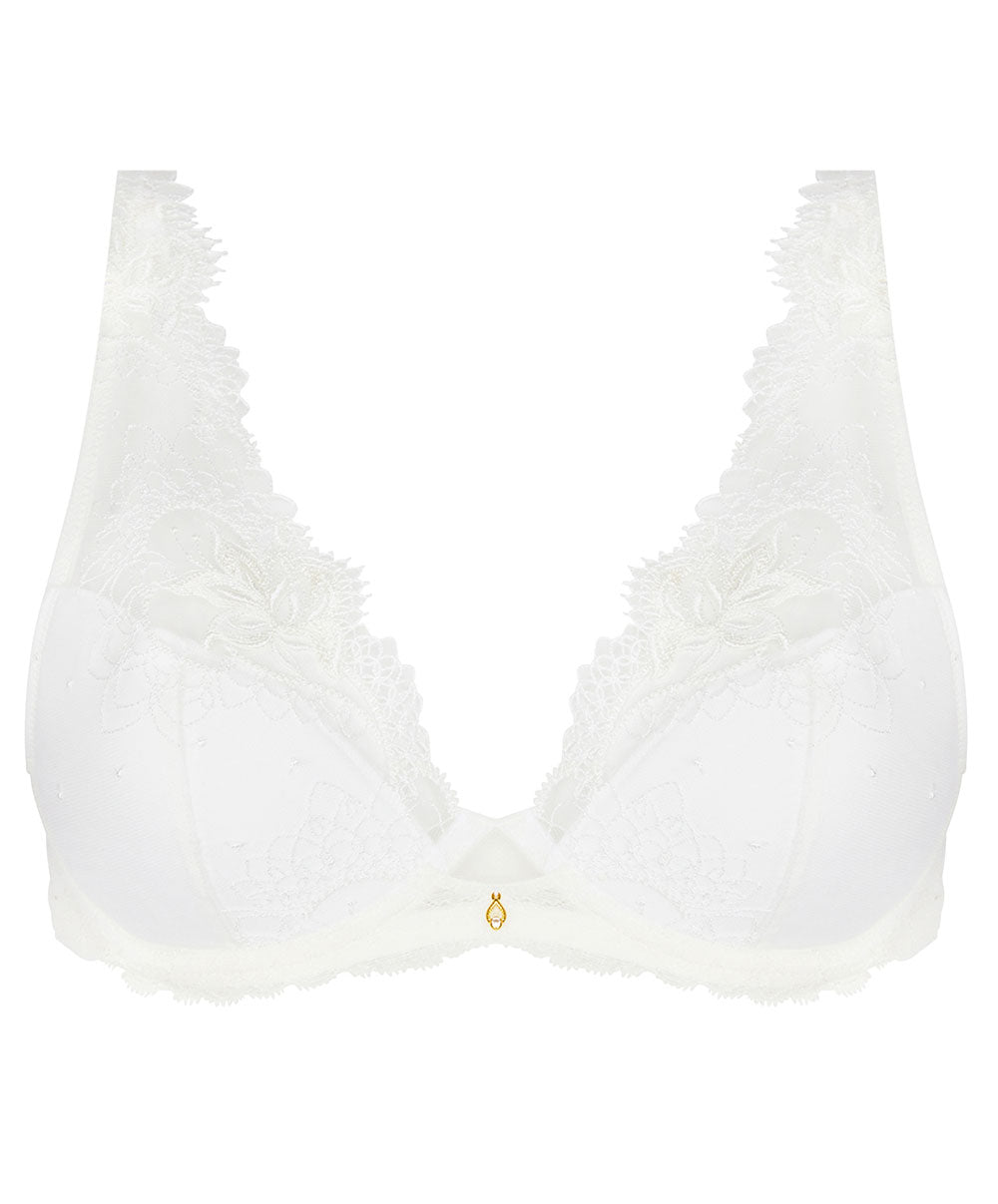 Soutien-gorge mousse à armatures forme triangle Lise Charmel Princesse Iris écru nacre ACH7081-EN 5