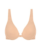 Soutien-gorge ouverture frontale lisse décolleté plongeant Wacoal Soft Embrace sand WA851311-263