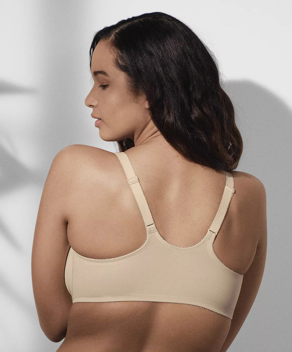 Soutien-gorge ouverture frontale lisse décolleté plongeant Wacoal Soft Embrace sand WA851311-263