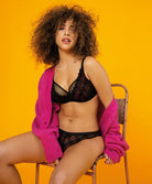 Soutien-gorge décolleté plongeant armature apex haute Freya Festival Vibe noir AA5621-BLK