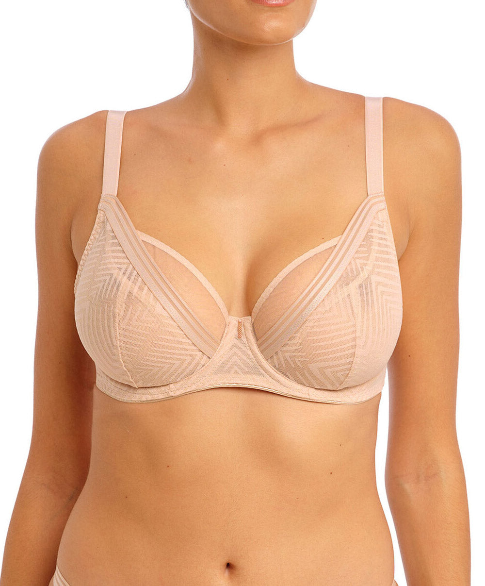 Soutien-gorge décolleté plongeant armature apex haute Freya Tailored natural beige AA401121-NAE