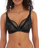Soutien-gorge décolleté plongeant armature apex haute Freya Tailored noir AA401121-BLK