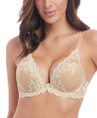 Soutien-gorge plunge à armatures Wacoal Embrace Lace naturally nude ivory WA853291-271