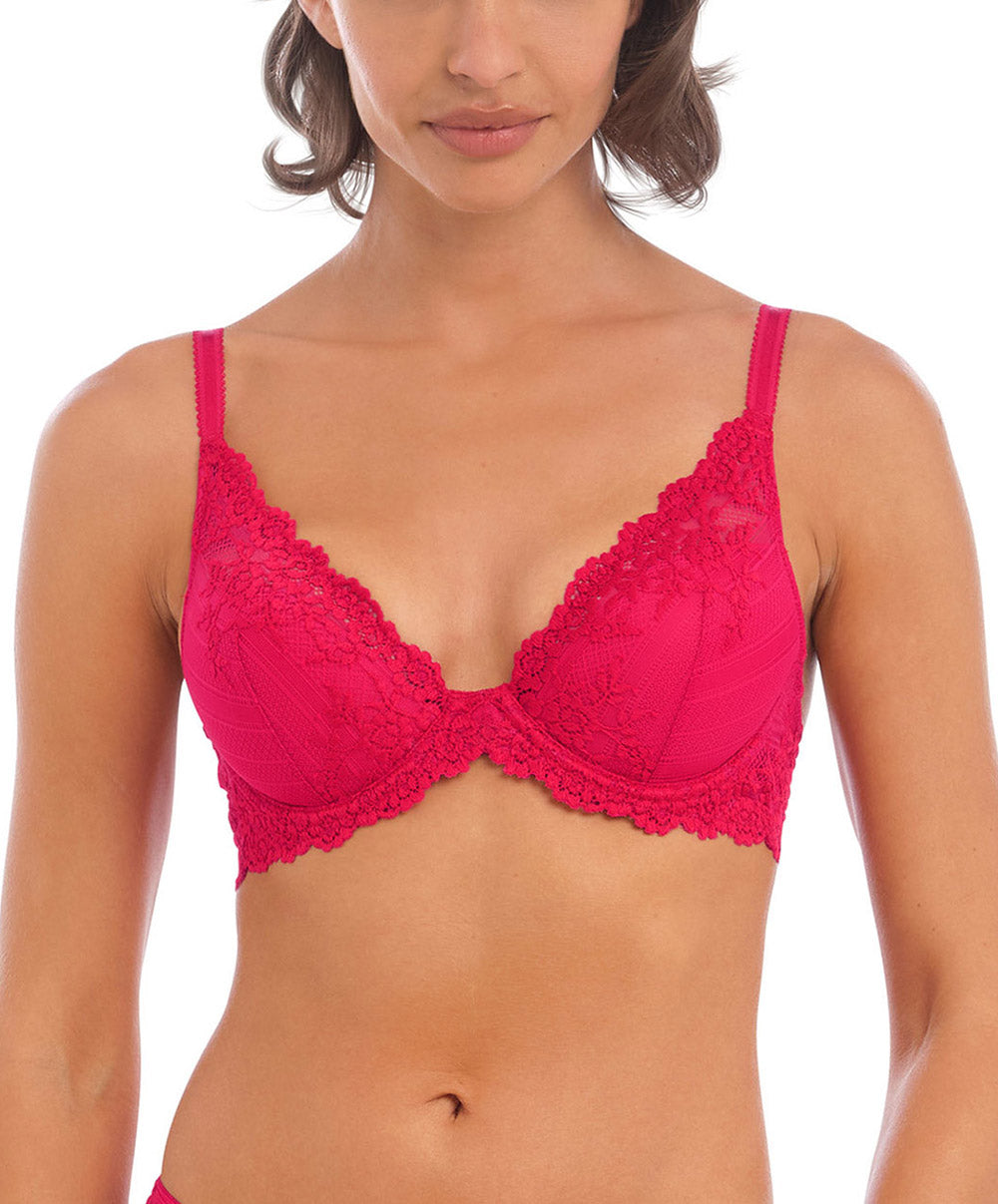 Soutien-gorge plunge à armatures Wacoal Embrace Lace rouge persan WA853291-615
