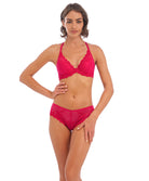 Soutien-gorge plunge à armatures Wacoal Embrace Lace rouge persan WA853291-615