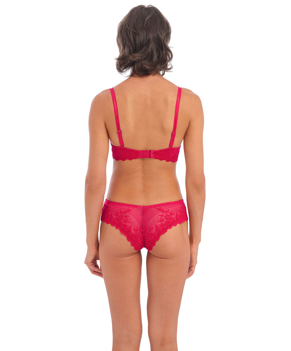 Soutien-gorge plunge à armatures Wacoal Embrace Lace rouge persan WA853291-615