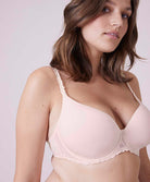 Soutien-gorge moulé décolleté plongeant spacer bretelles multipositions Simone Pérèle Andora poudre 131316-383