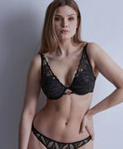 Soutien-gorge plunge foulard My desire Secret date Aubade 1CN81-SEDA	