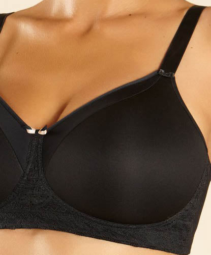Soutien-gorge-post-opératoire-sans-armatures Confort absolu Chantelle Noir