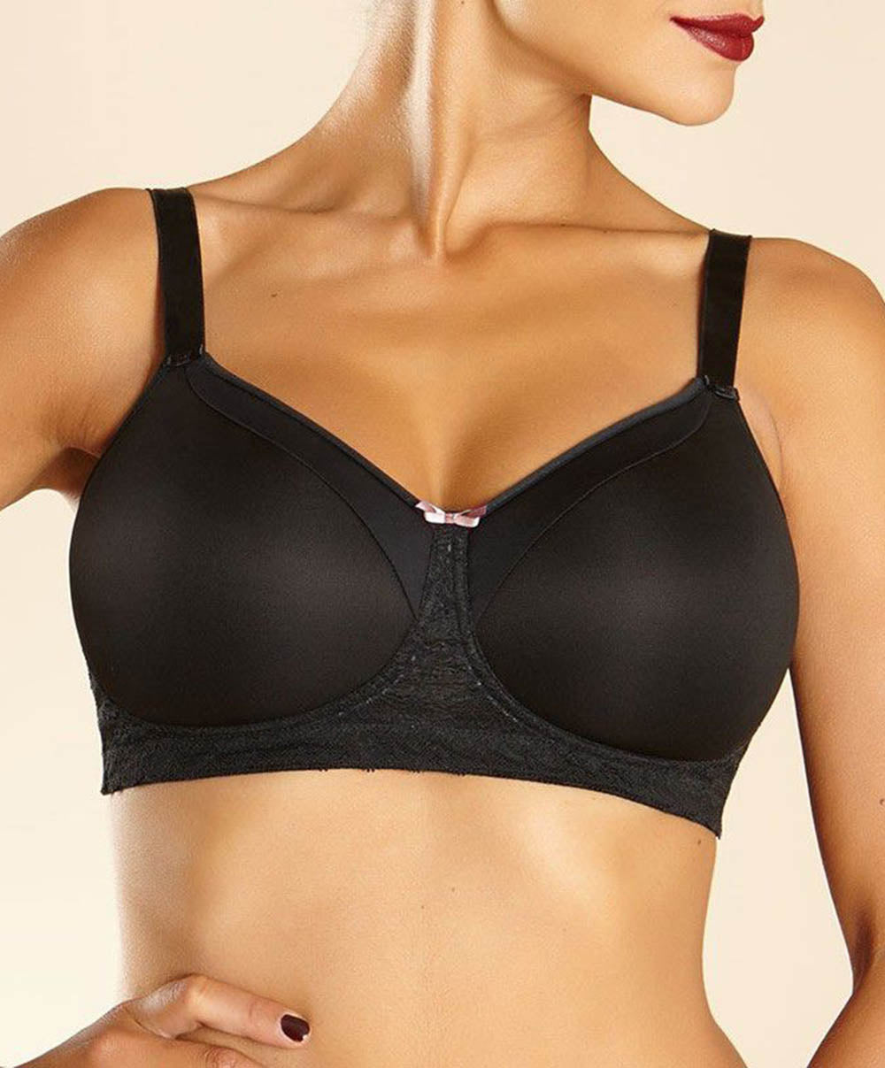 Soutien-gorge-post-opératoire-sans-armatures Confort absolu Chantelle Noir