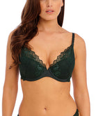 Soutien-gorge push-up plunge Wacoal Lace Perfection botanical green WE135003-BTG