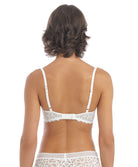 Soutien-gorge push-up plunge Wacoal Raffine blanc WE148003-WHE