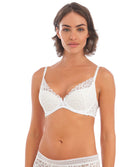 Soutien-gorge push-up plunge Wacoal Raffine blanc WE148003-WHE
