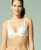 Soutien-gorge push-up triangle décolleté plongeant Simone Pérèle Wish naturel 12B347-030