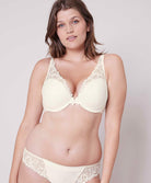 Soutien-gorge push-up triangle décolleté plongeant Simone Pérèle Wish naturel 12B347-030