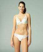 Soutien-gorge push-up triangle décolleté plongeant Simone Pérèle Wish naturel 12B347-030