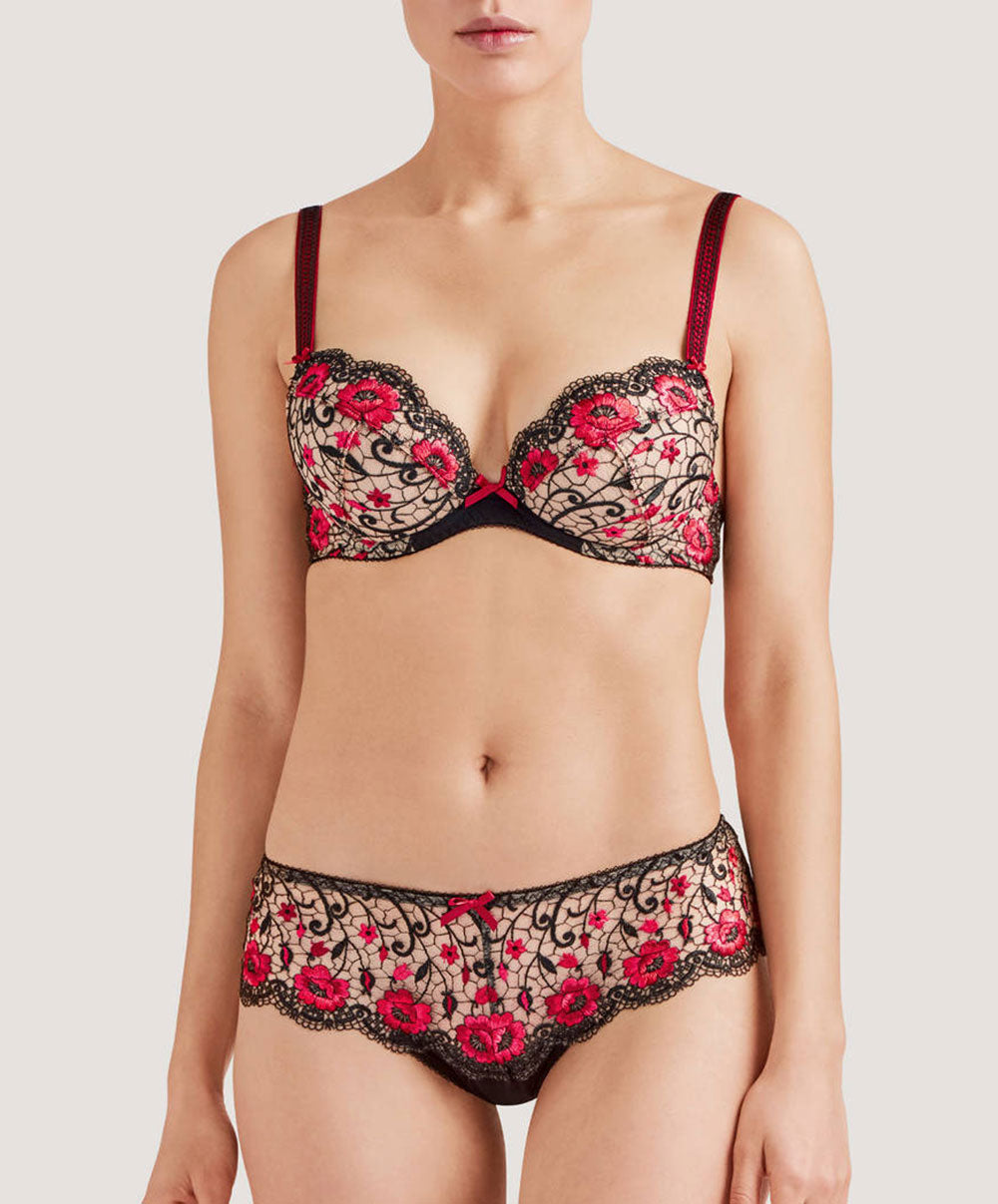 Soutien-gorge push-up coussinets amovibles Fièvre andalouse Carmen Aubade QC18-CMEN