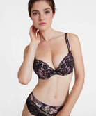 Soutien-gorge push-up coussinets amovibles Magic garden Pivoine Aubade IAN18-PIVN