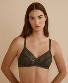 Soutien-gorge sans armature Antigel de Lise Charmel Tressage Graphic éclat aventure kaki ECC6537-EA