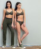 Soutien-gorge sans armature Antigel de Lise Charmel Tressage Graphic éclat aventure kaki ECC6537-EA