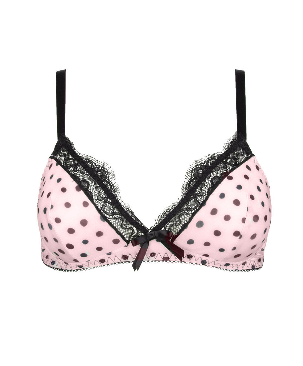 Soutien-gorge sans armature Antigel de Lise Charmel Scénario Pois pois noir ECG6592-PN