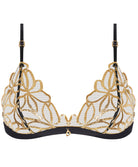 Soutien-gorge sans armatures Lise Charmel Éclats d'Or noir or ACJ6529-NO