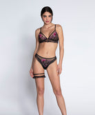Soutien-gorge sans armatures Lise Charmel Floraison Passion safran rose ACH6586-SR