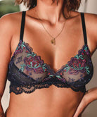 Soutien-gorge sans armatures Lise Charmel Magie saphir Eclosion bleu ACH6511-ES