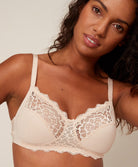 Soutien-gorge sans armatures triangle Simone Pérèle Caresse peau rosée 12A210-739