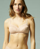 Soutien-gorge sans armatures triangle Simone Pérèle Caresse peau rosée 12A210-739