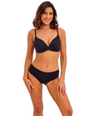 Soutien-gorge sans armatures contour Wacoal Inès Secret noir WE601008-BLK